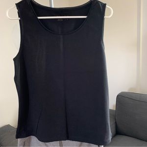 Coldwater Creek Black Sleeveless Top